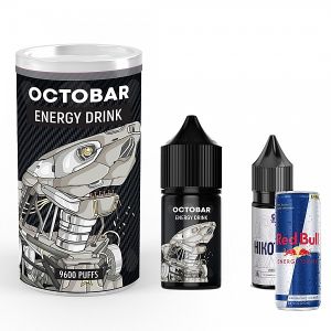 Octobar Energy Drink 30мл (Енергетичний напій) | Набір для самозaмісу (сольовий нікотин)