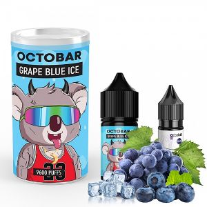 Octobar Grape Blue Ice 30мл (Виноград со Льдом) | Набор для самозaмеса (солевой никотин)