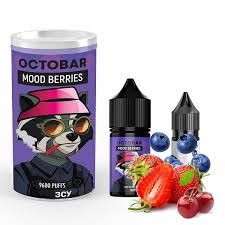 Octobar Mood Berries 30мл (Микс Ягод) | Набор для самозaмеса (солевой никотин)