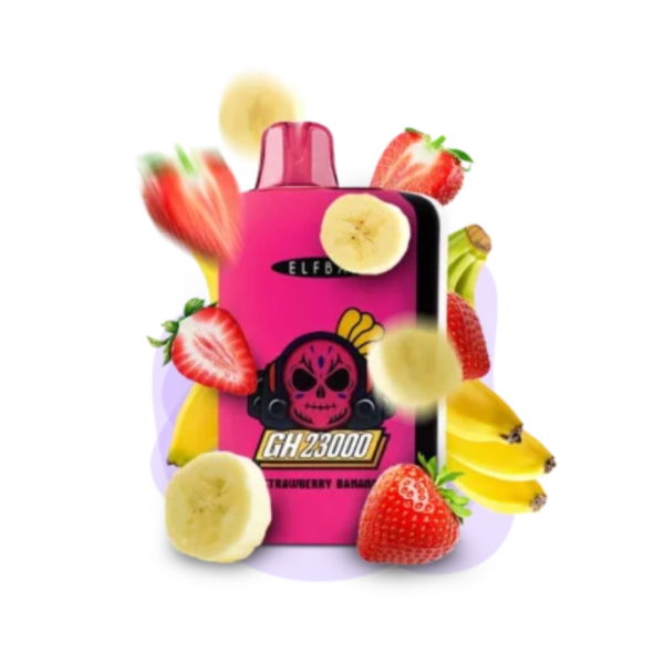Elf Bar 23000 Strawberry Banana (Клубника Банан) | Одноразовая электронная сигарета