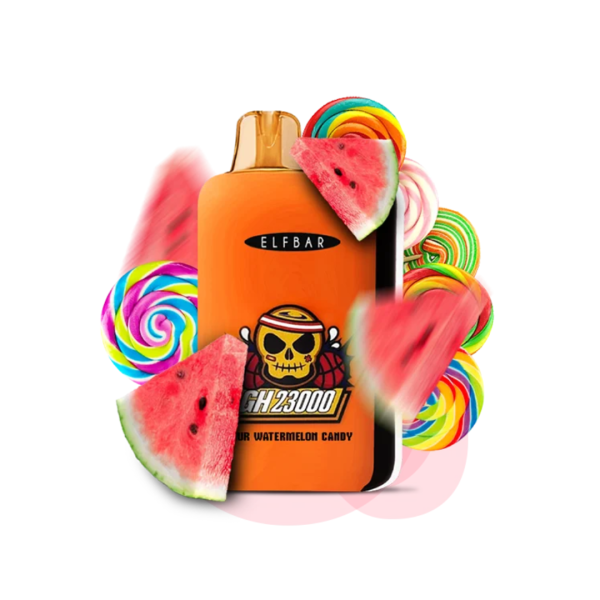 Elf Bar 23000 Sour Watermelon Candy (Кислый Арбуз Конфета) | Одноразовая электронная сигарета