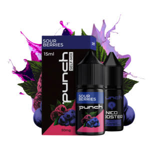 Punch Sour Berries 30мл (Кислі Ягоди) | Набір для самозaмісу (сольовий нікотин)