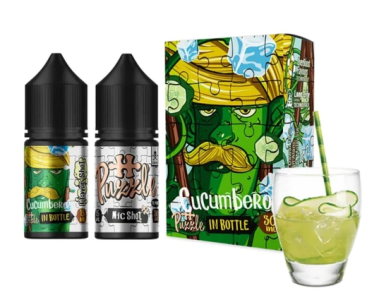 In Bottle Cucumbero 30мл (Огірок) | Набір для самозaмісу (сольовий нікотин)
