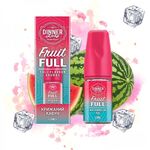 Dinner Lady Fruit Full Крижаний Кавун 30мл | Набір для самозaмісу (сольовий нікотин)