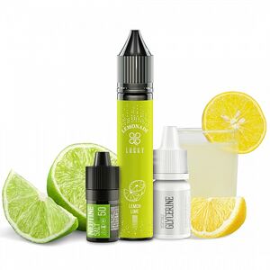 Lucky Lemon Lime Lemonade 30мл (Лимонад с Лимоном и Лаймом) | Набор для самозaмеса (солевой никотин)