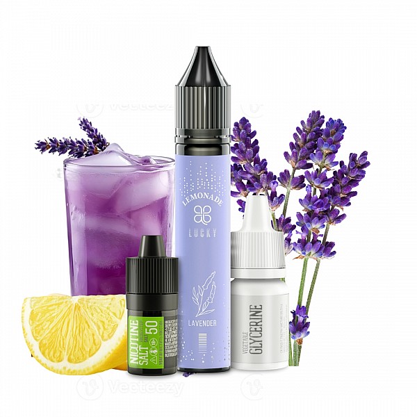 Lucky Lavender Lemonade 30мл (Лимонад с Лавандой) | Набор для самозaмеса (солевой никотин)