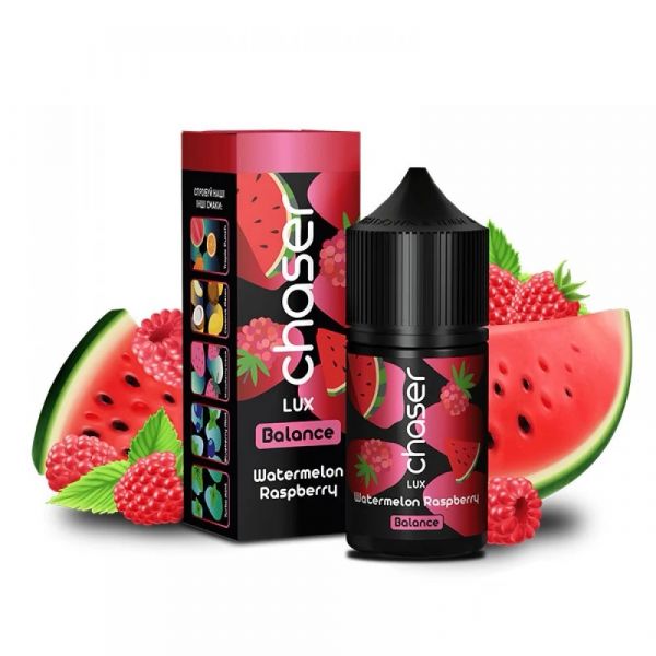 Chaser Lux Watermelon Raspberry 30мл (Кавун Полуниця) | Сольова рідина