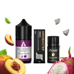 Alchemist Pitaya Peach 30мл (Питахайя Персик) | Набор для самозамеса (солевой никотин)