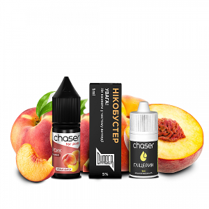 Chaser For Pods Peach 10мл (Персик) | Набір для самозaмісу (сольовий нікотин)