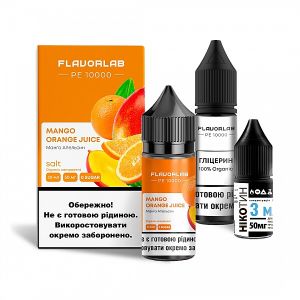 Flavorlab FL350 Mango Orange Lemonade 30мл (Манго Апельсин Лимонад) | Набір для самозaмісу (сольовий нікотин)