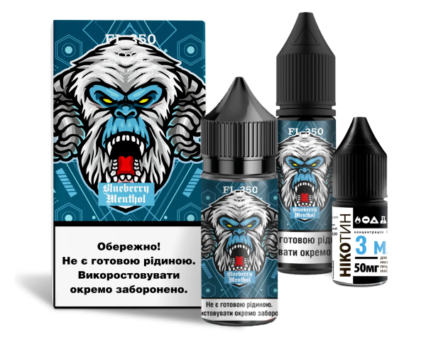Flavorlab FL350 Blueberry 30мл (Чорниця) | Набір для самозaмісу (сольовий нікотин)