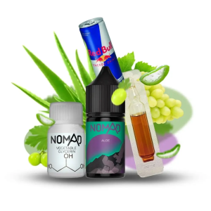 Nomad Aloe (Алоє) | Набір для самозамісу (сольовий нікотин)