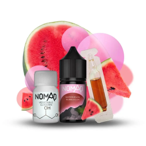 Nomad Watermelon bubblegum (Кавунова жуйка) | Набір для самозамісу (сольовий нікотин)