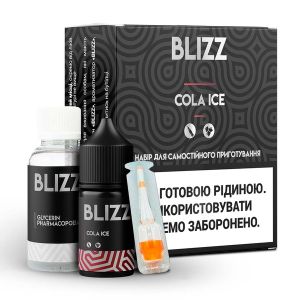 Blizz Cola Ice 30мл (Кола Лёд) | Набор для самозaмеса (солевой никотин)