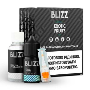 Blizz Exotic Fruit 30мл (Экзотические Фрукты) | Набор для самозaмеса (солевой никотин)