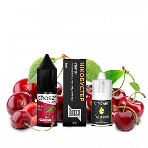 Chaser For Pods Cherry 10мл (Вишня) | Набор для самозaмеса (солевой никотин)