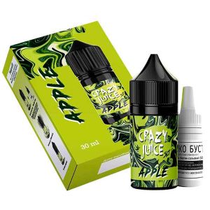 Crazy Juice Apple 30мл (Яблуко) | Набір для самозaмісу (сольовий нікотин)