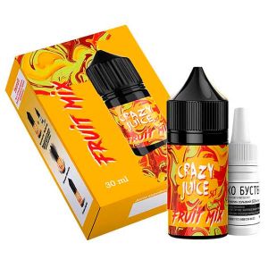 Crazy Juice Fruit Mix 30мл (Фруктовий Мікс) | Набір для самозaмісу (сольовий нікотин)