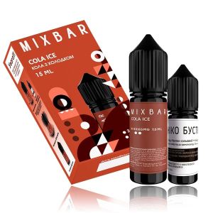 Mix Bar Cola Ice 15мл (Кола з Льодом) | Набір для самозaмісу (сольовий нікотин)