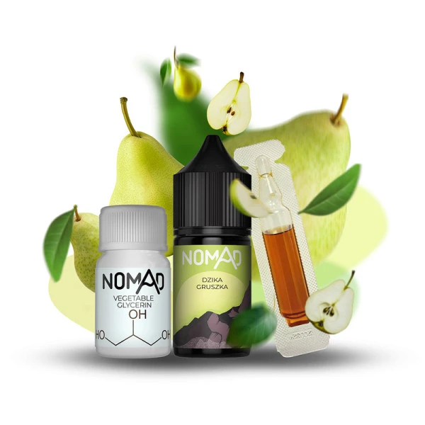 Nomad Dzika Gruszka (Груша) | Набір для самозамісу (сольовий нікотин)