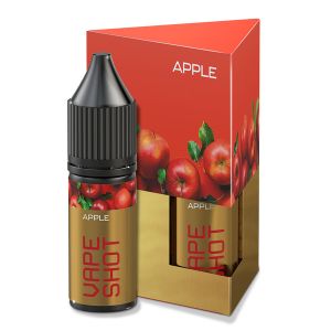 Vape Shot Apple 10мл (Яблуко) | Набір для самозамісу (сольовий нікотин)