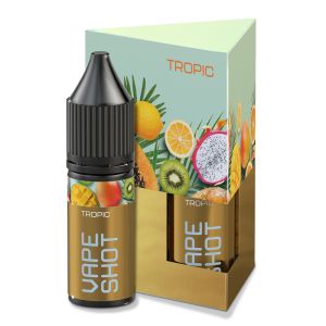 Vape Shot Tropic 10мл (Тропический микс) | Набор для самозамеса (солевой никотин)