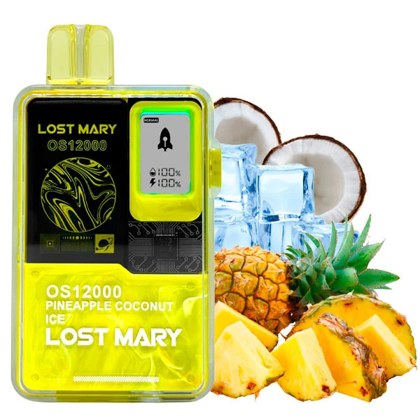 Lost Mary 12000 Pineapple Coconut Ice (Ананас Кокос Лід) | Одноразова електронна сигарета