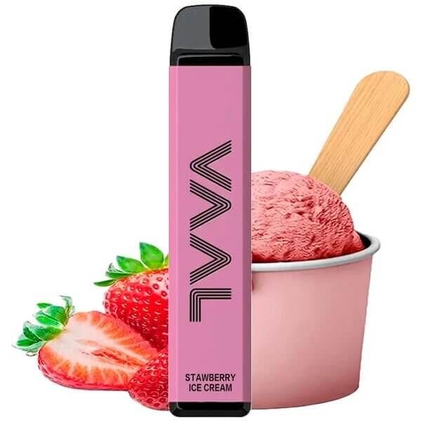 Vaal 1800 Strawberry Ice Cream (Полуничне морозиво) | Одноразова електронна сигарета