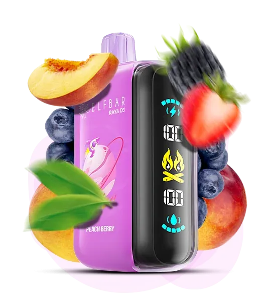 Elf Bar Raya D3 25000 Peach Berry (Персик Ягоди) | Одноразова електронна сигарета