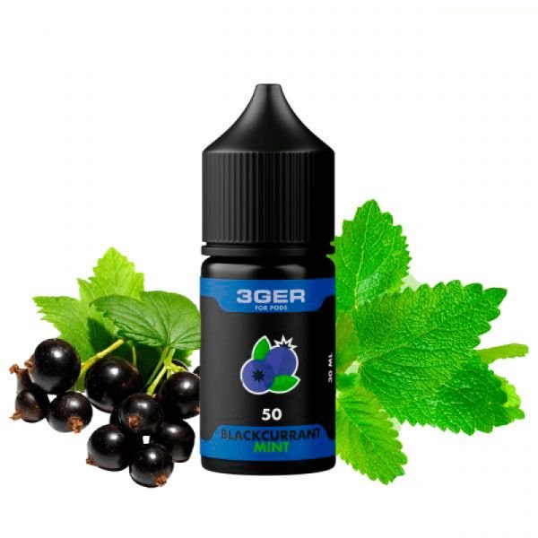 3Ger Blackcurrant Mint 30мл (М'ята) | Сольова рідина