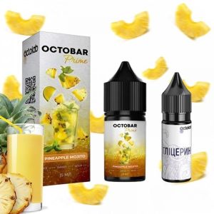 Octobar Prime Pineapple Mojito 30мл (Ананасовий Мохіто) | Набір для самозaмісу