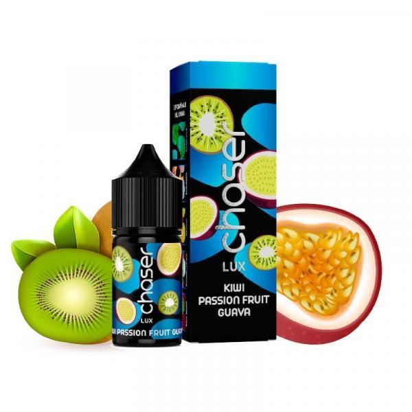 Chaser Lux Kiwi Passion Guava 30мл (Ківі Маракуйя Гуава) | Сольова рідина
