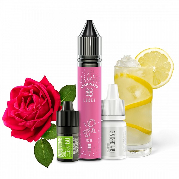 Lucky Rose Lemonade 30мл (Лимонад з Трояндою) | Набір для самозaмісу (сольовий нікотин)