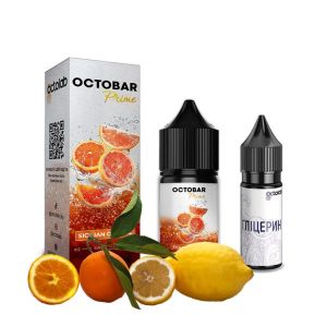 Octobar Prime Sicilian Orange 30мл (Сицилійський апельсин) | Набір для самозaмісу (сольовий нікотин)