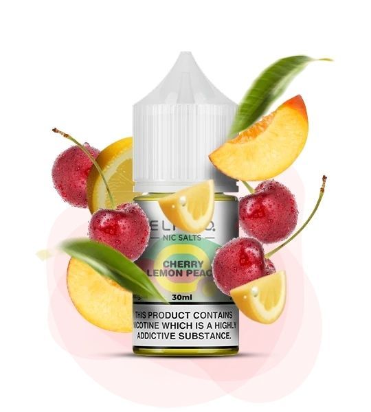 Elfliq Cherry Lemon Peach 30мл (Лимон Персик) | Сольова рідина