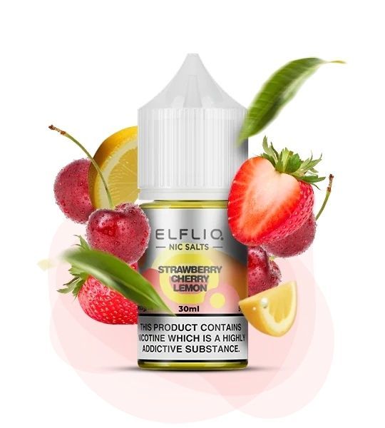 Elfliq Strawberry Cherry Lemon 10мл (Вишня Лимон) | Сольова рідина