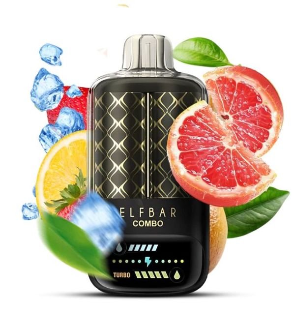 Elf Bar Combo 20000 Pink Lemonade & Grapefruit (Рожевий Лимонад Грейпрфут) | Одноразова електронна сигарета