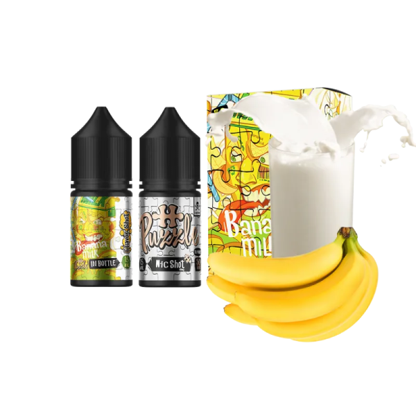 In Bottle Banana Milk 30мл (Банановое Молоко) | Набор для самозaмеса (солевой никотин)