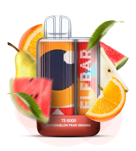 Elf Bar TE6000 Watermelon Pear Sweet Orange (Кавун Груша Солодкий Апельсин) | Одноразова електронна сигарета