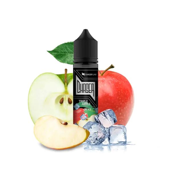 Chaser Triple Apple Ice 60мл (Потрійне Яблуко з Льодом) | Органічна рідина