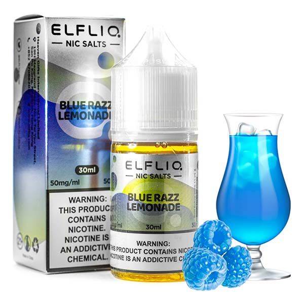 Elfliq Blue Razz Lemonade 30мл (Чорничний лимонад) | Сольова рідина