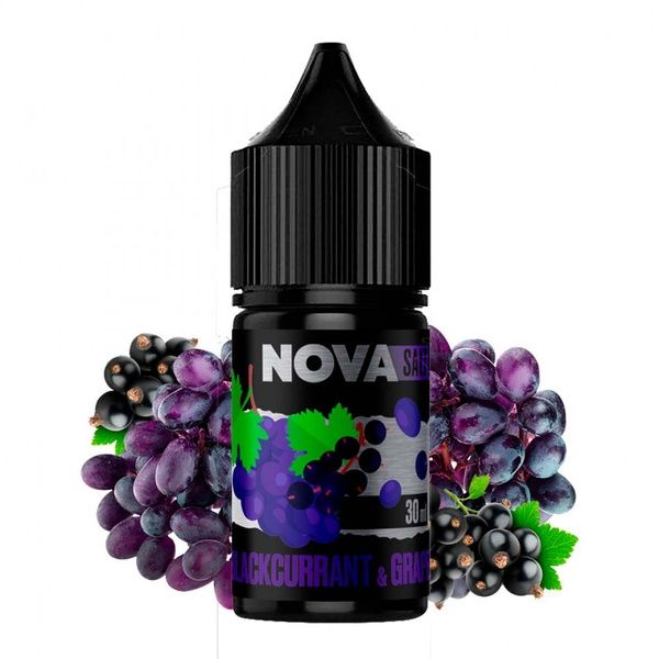 Nova Blackcurrant Grape 30мл (Смородина Виноград) | Сольова рідина