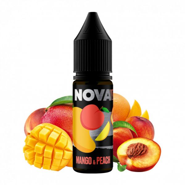 Nova Mango Peach 15мл (Манго Персик) | Сольова рідина
