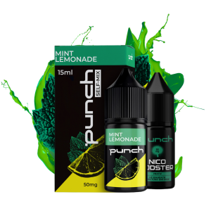 Punch Mint Lemonade 30мл (М'ятний Лимонад) | Набір для самозaмісу (сольовий нікотин)