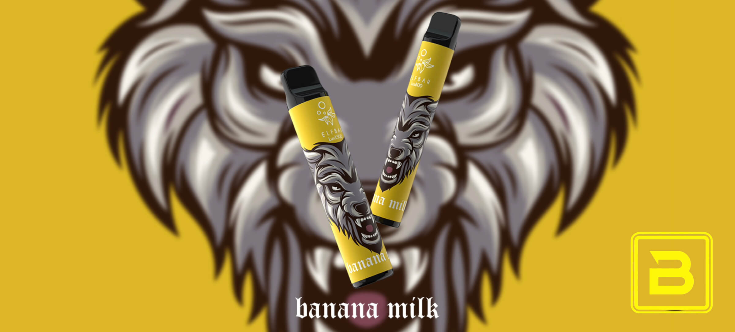 Elf Bar 1500 Banana Milk (Бананове молоко) | Одноразова електронна сигарета