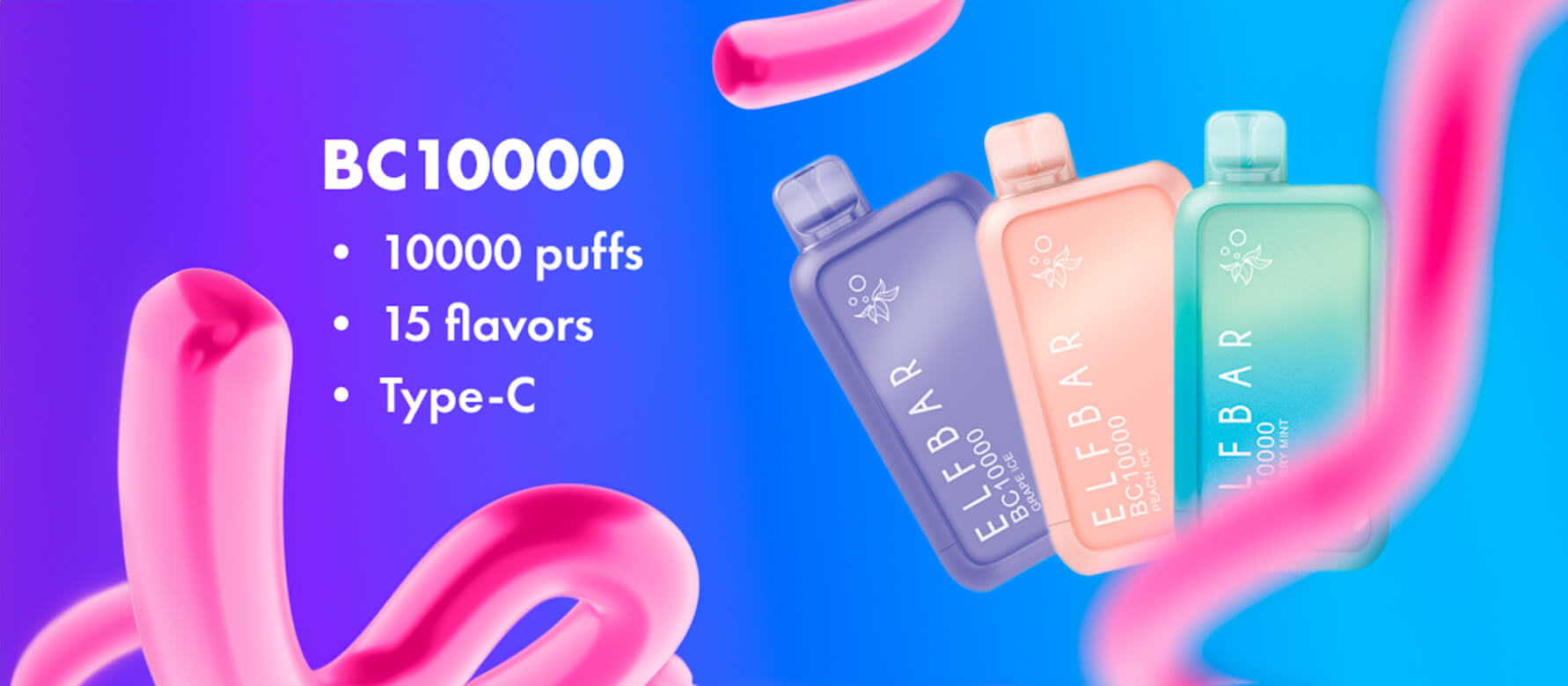 Elf Bar 10000 Strawberry Ice (Полуниця з Льодом) | Одноразова електронна сигарета