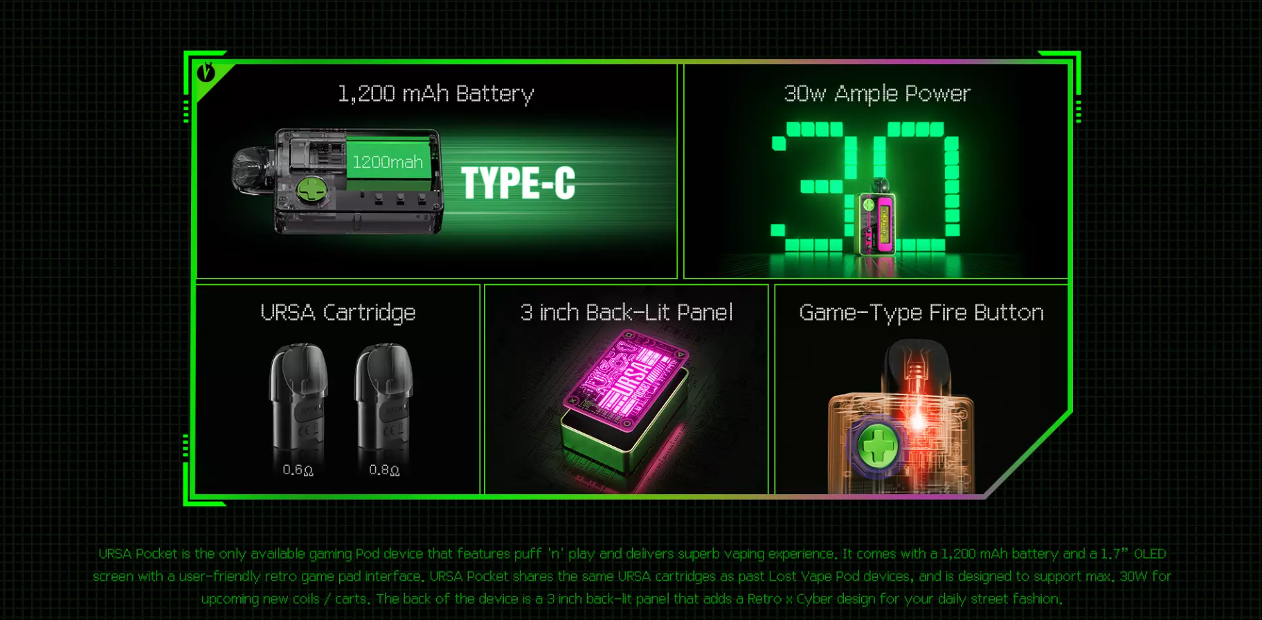 Lost Vape Ursa Pocket | POD-система