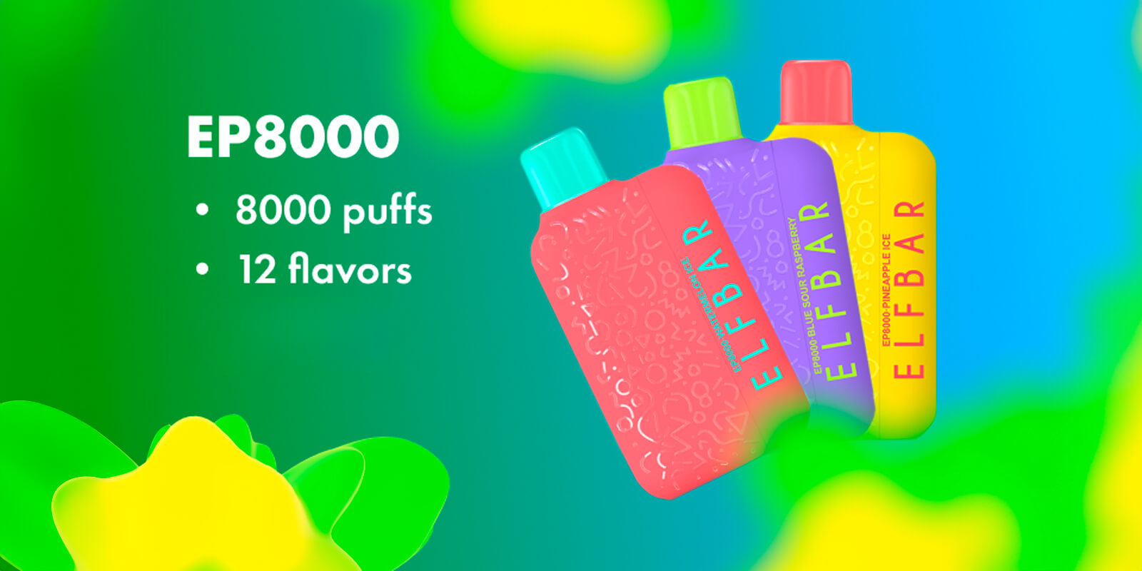 Elf Bar EP8000 Lemon Lime (Лимон Лайм) | Одноразовая электронная сигарета